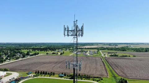 Cell Tower in Eastern Iowa (Photo: Business Wire)
