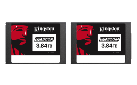 Kingston's recently released enterprise-class DC500R and DC500M SATA SSDs (Photo: Business Wire)