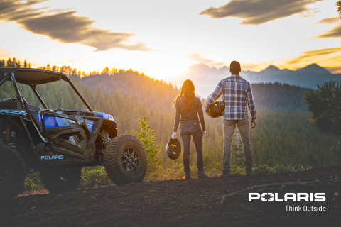 "Think Outside" reflects Polaris' pioneering approach to advance how consumers work and play outside. (Photo: Polaris)