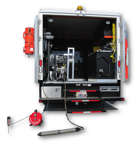 Electro Scan's patented machine-intelligent leak detection added to a standard CCTV truck. (Photo: Business Wire)