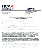 Printer Friendly Version - HCA Reports 2Q Earnings