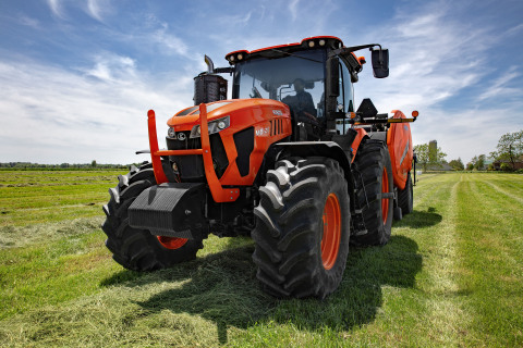 Kubota breaks into higher-horsepower large utility Ag tractor segment in North America with the unveiling of the all-new Kubota M8 Series diesel tractor line. (Photo: Business Wire)