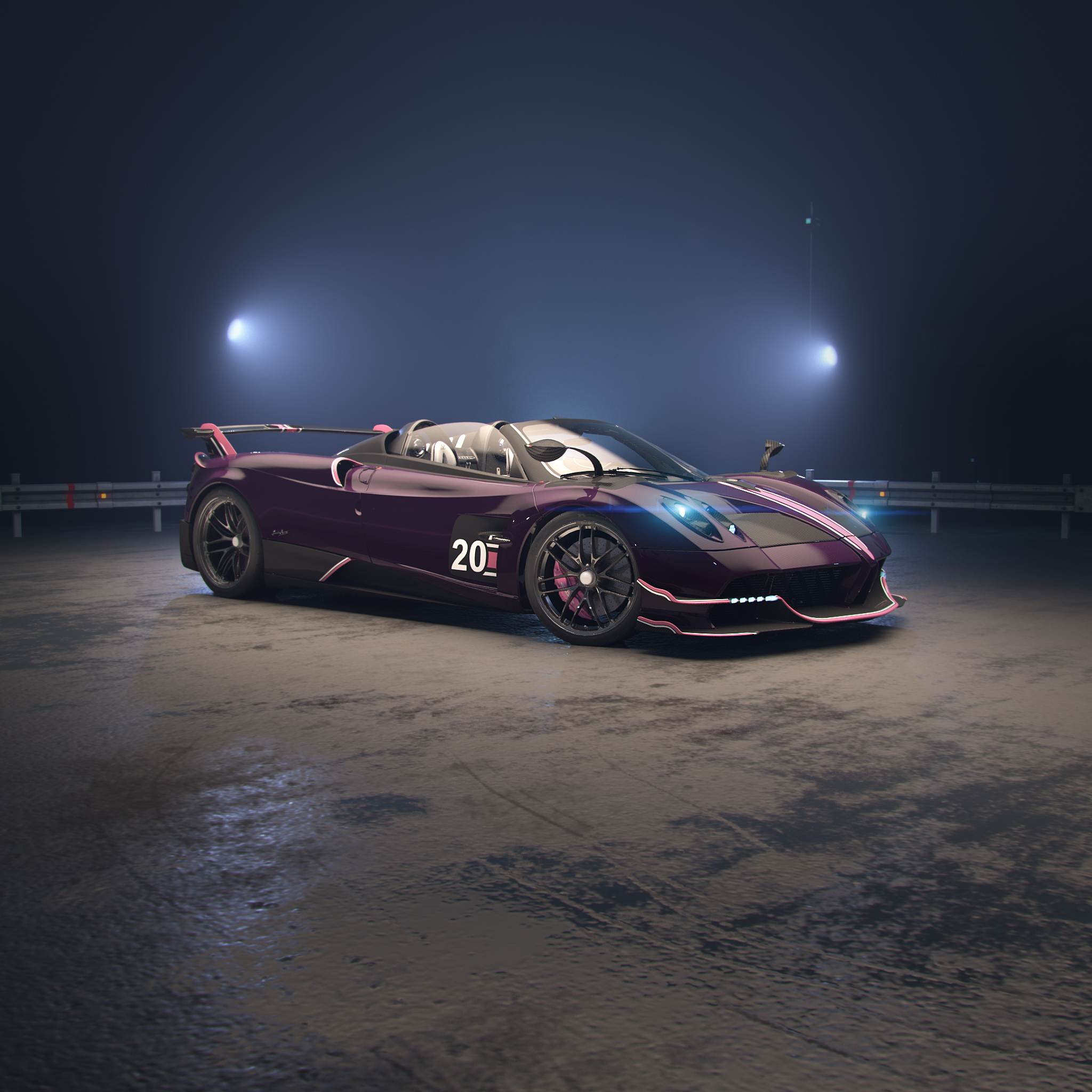 Pagani Huayra Roadster 4k