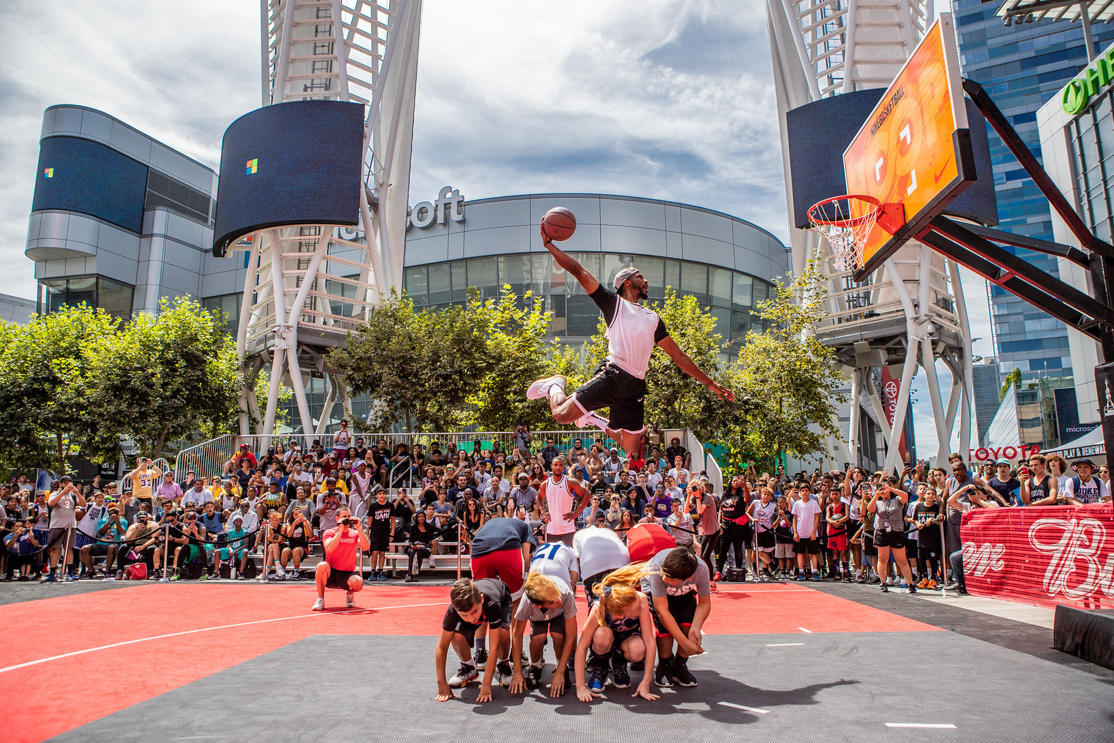 11th Annual Nike Basketball 3on3 Tournament At L A Live Concludes With Olympic Hopefuls One Step Closer To Tokyo Games Business Wire