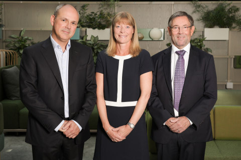 (from left) Anders Helmrich, managing director with Accenture's Communications, Media Technology operating group; Anna Weissmann, managing director with Accenture's Communications, Media Technology operating group; and Bengt Nordström, CEO and co-founder at Northstream. (Photo: Business Wire)