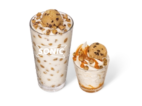 SONIC® Drive-In adds soft, edible cookie dough to its menu of delicious desserts with the Big Scoop Cookie Dough Blast™ and Big Scoop Cookie Dough Sundae. (Photo: Business Wire)