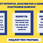 Market potential analysis for a consumer electronics company