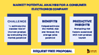 Market potential analysis for a consumer electronics company