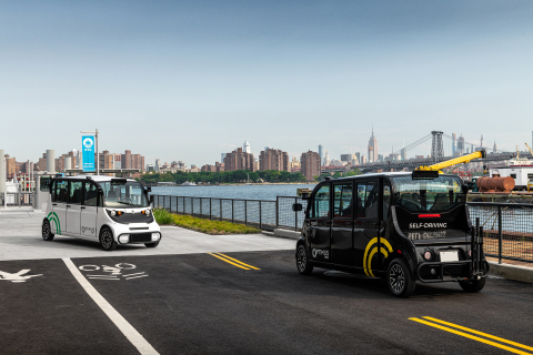 Optimus Ride Launches New York State's First Commercial Self-Driving Vehicle System at the Brooklyn Navy Yard (Photo: Business Wire)