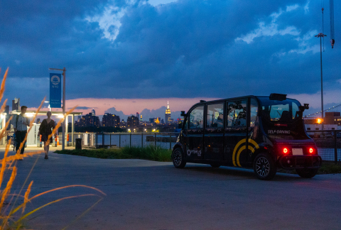 Optimus Ride Launches New York State's First Commercial Self-Driving Vehicle System at the Brooklyn Navy Yard (Photo: Business Wire)