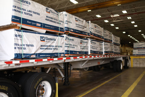 The first shipment of LP Elements Performance Fencing will be delivered to Jamieson Fence Supply. (Photo: Business Wire)