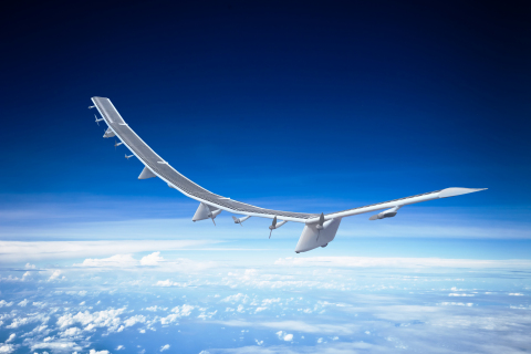 HAPSMobile's "HAWK30" is a solar-powered unmanned aircraft designed for stratospheric telecommunications platform systems. (Photo: Business Wire)