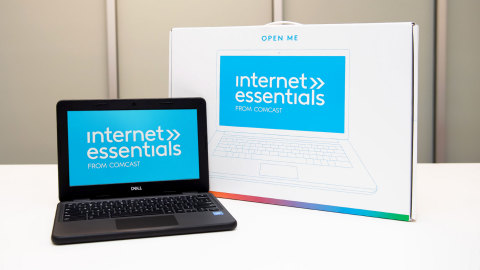 Comcast today announced Dell Technologies is joining with Comcast’s Internet Essentials program to help close the digital divide. (Photo: Business Wire)