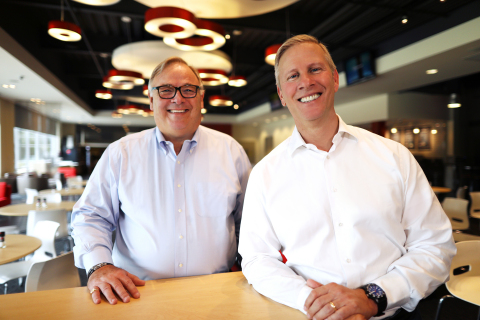 Yum! Brands today announced that CEO Greg Creed (left) will retire at the end of 2019 and will be succeeded by President and Chief Operating Officer David Gibbs (right), effective January 1, 2020. (Photo: Business Wire)