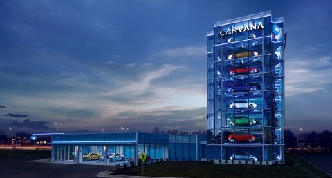 Carvana Launches the First Car Vending Machine in California, Making Car Buying Fun Again for Southern California Area Residents. (Photo: Business Wire)