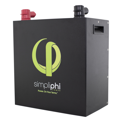 SimpliPhi Power's PHI 3.8kWh 48V LFP battery for residential and commercial energy storage systems. (Photo: Business Wire)