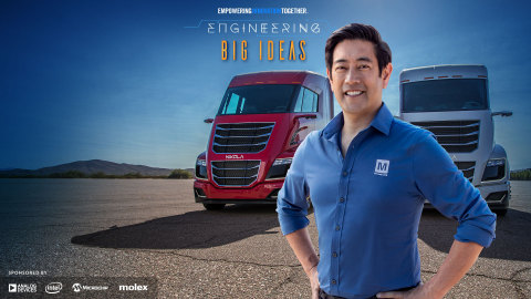 Global distributor Mouser Electronics and engineer spokesperson Grant Imahara join forces for the fifth consecutive year to launch Engineering Big Ideas, the latest series in Mouser’s Empowering Innovation Together program. The four-part series will explore the process of turning an idea into a product and examine the path to commercialization — from discovery to design and eventually development. To learn more, visit www.mouser.com/empowering-innovation/Engineering-Big-Ideas. (Photo: Business Wire)