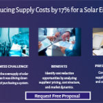 Reducing Supply Costs by 17% for a Solar Energy Firm.