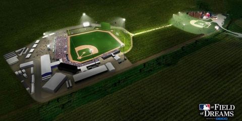 Rendering of Major League Baseball's Field of Dreams (Photo: Business Wire)