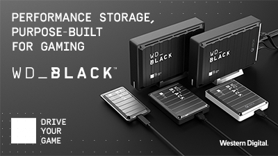 Western Digital's newest WD_BLACK gaming portfolio of products for PC and console gamers (Graphic: Business Wire)