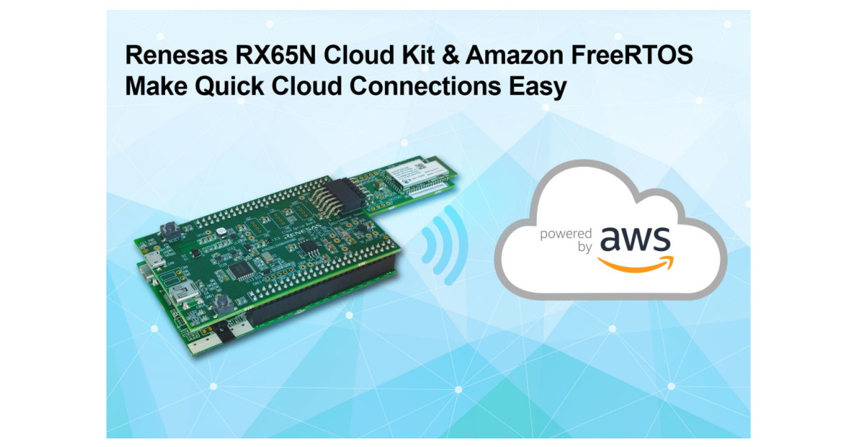 Renesas Electronics’ Enhanced RX65N Wi-Fi Connectivity Cloud Kit ...