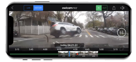 The Owlcam Pro App was specially designed to deliver the video safety and security features small businesses need, including the ability to view vehicle location with driver confirmation, receive alerts when damage, break-ins and accidents are detected, and check in with Live View real-time video from anywhere with the option to view video history. (Photo: Business Wire)