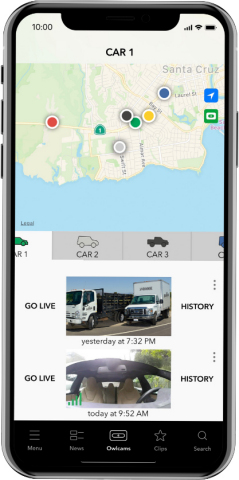 Owlcam Pro supports up to seven vehicles that drive up to 100,000 miles a year and includes a mobile app that lets business owners manage and view their fleet from their phone. (Photo: Business Wire)