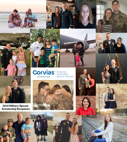 Corvias Foundation has announced the 20 recipients of the organization’s 2019 military spouse scholarship. The funds provided will be used by the recipients to help further their academic careers. (Photo: Business Wire)