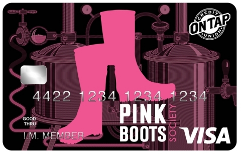 Pink Boots Society card design. (Photo: Business Wire)