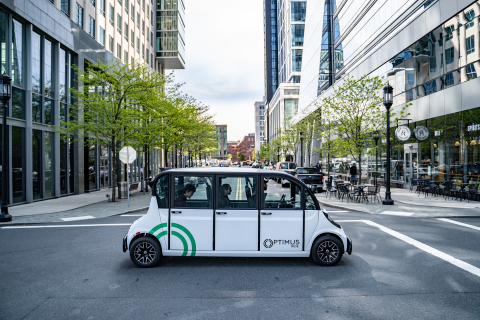 Using Velodyne lidar sensors, Optimus Ride will soon be operating its self-driving systems in four U.S. states. (Photo: Business Wire)