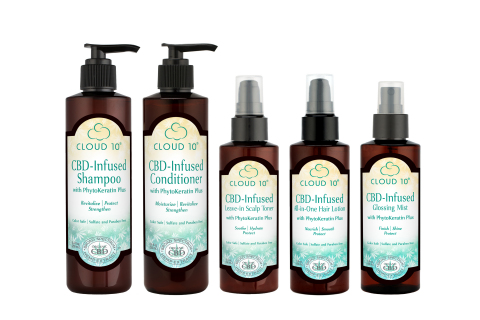 Cloud 10 CBD-Infused Hair Care (Photo: Business Wire)