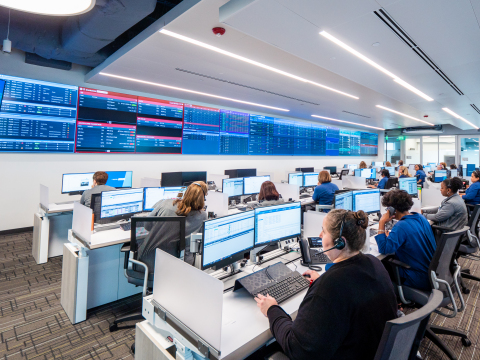 AdventHealth's new Mission Control Command Center in Orlando, Florida. (Photo: Business Wire)