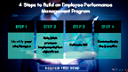 4 Steps to Build an Employee Performance Management Program