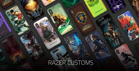 Razer introduces its new customs mobile phone cases for gaming. (Photo: Business Wire)