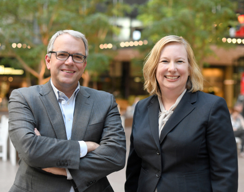 Steven Ryan, President and Managing Partner, and Ann Rainhart, Chief Operating Officer, Briggs and Morgan (Photo: Business Wire)