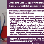 Analyzing Global Supply Markets with the Aid of Supply Market Intelligence Solution.