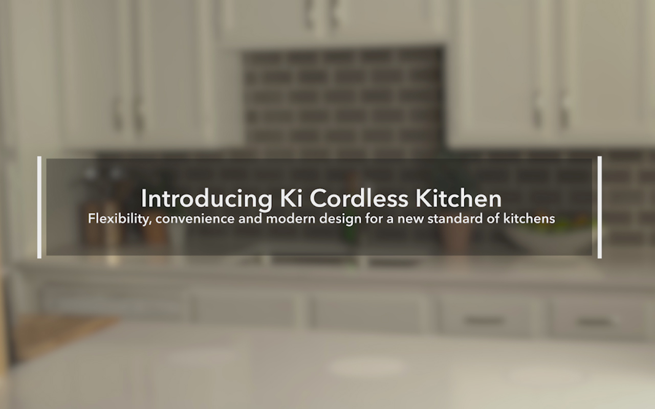 The Ki Cordless Kitchen standard brings wireless power to kitchen appliances.  (Video: Business Wire)