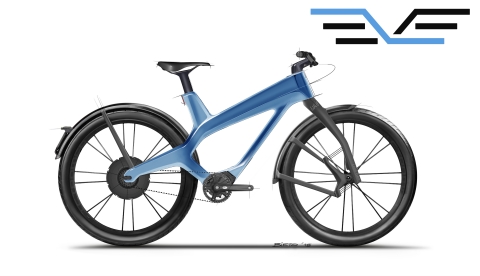 The new EVE9 e-bike from Pilot Distribution Group of The Netherlands, featuring a 3D-printed, carbon fiber unibody frame from AREVO. Debuting at Eurobike 2019 and available 1Q 2020. (Photo: Business Wire)