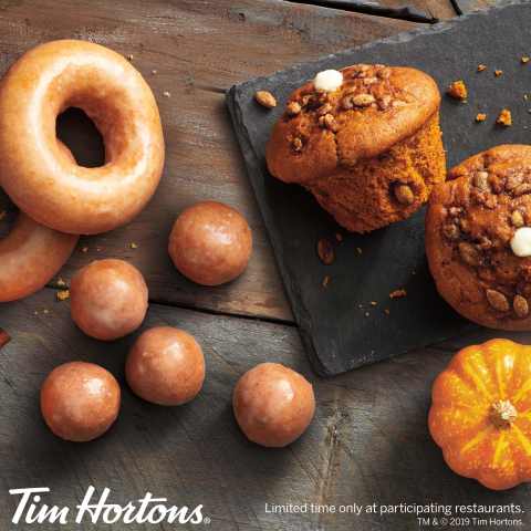 TIM HORTONS® CELEBRATES FALL WITH PUMPKIN SPICE PRODUCT LINE-UP (Photo: Business Wire)