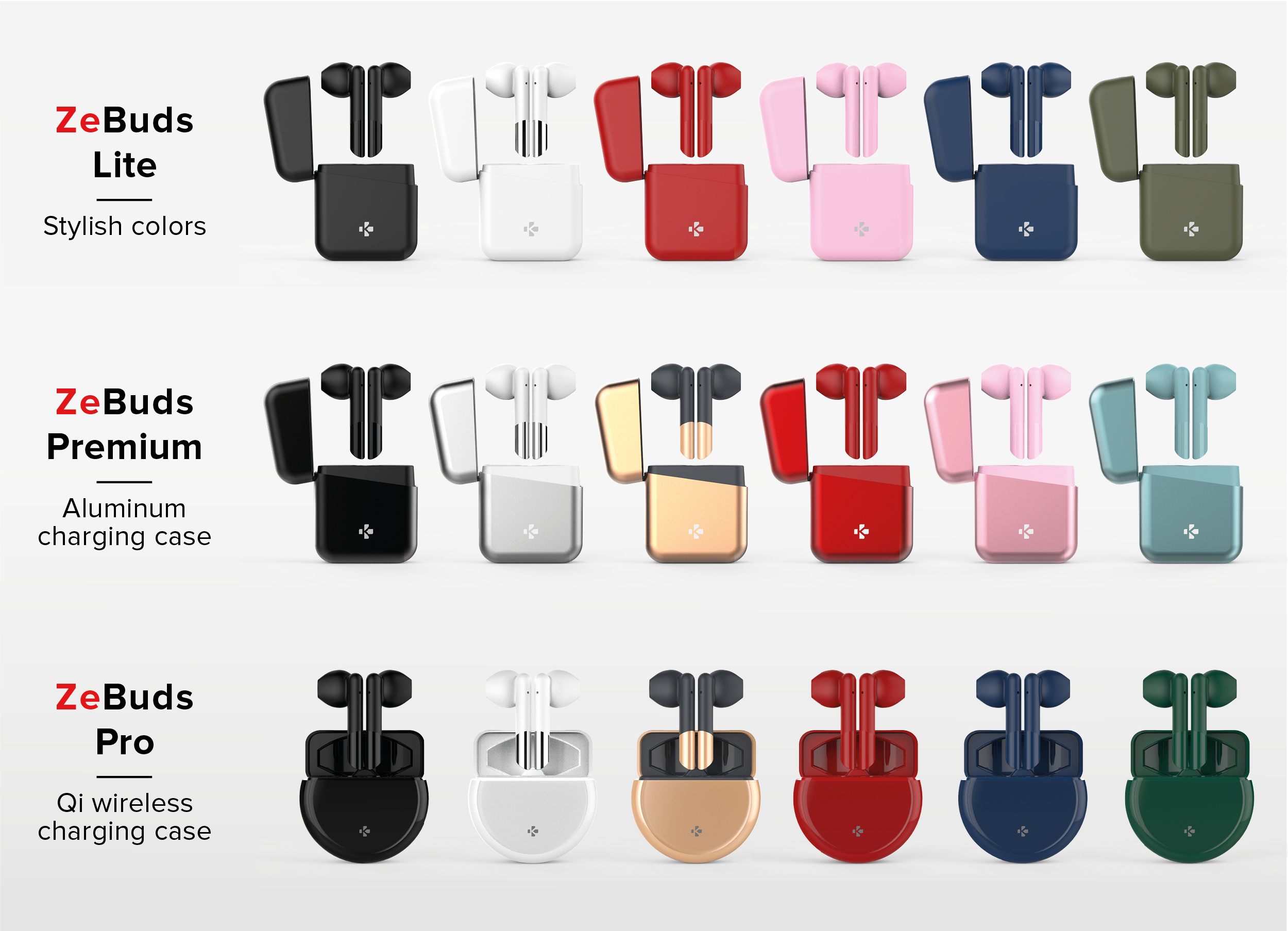 MyKronoz presenta su nueva colección estandarte, ZeBuds, con 3 modelos de  auriculares estéreos totalmente inalámbricos, muy asequibles y a la última  | Business Wire
