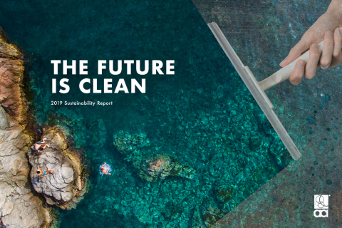 The American Cleaning Institute published its fifth Sustainability Report, The Future is Clean. (Graphic: Business Wire)