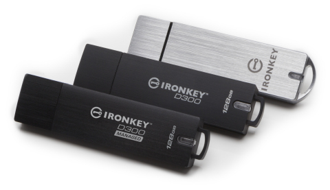 Industry-leading Kingston IronKey encrypted drives are designed to protect data that require high security. (Photo: Business Wire)