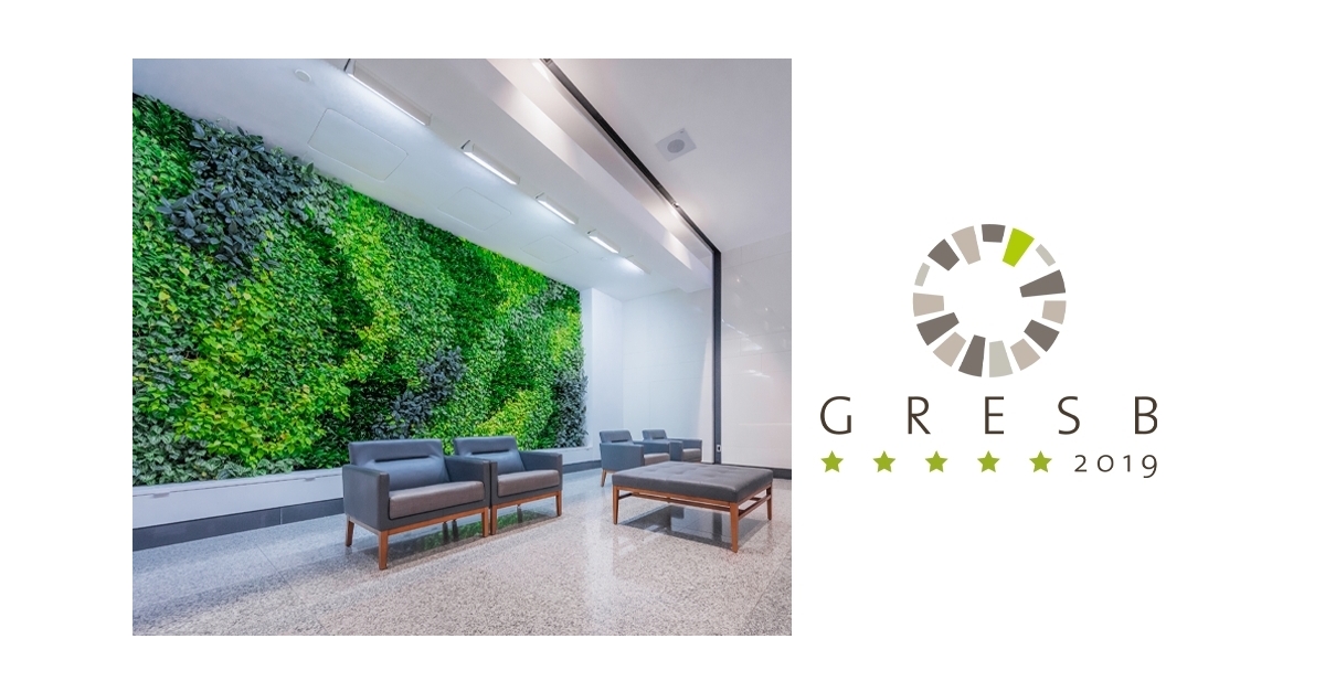 Bentallgreenoak在2019年全球房地產永續性評估指標 Gresb 評選活動中名列前茅 繼續保持其在環境 社會和治理領域的領導地位 Business Wire