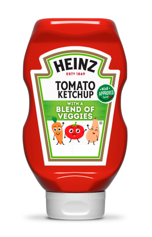 HEINZ Tomato Ketchup with a Blend of Veggies (Photo: Business Wire)