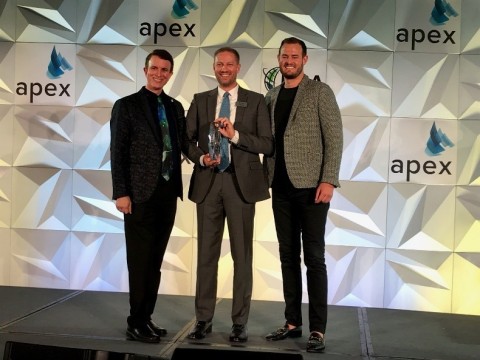 Astronics' Smart Aircraft Intelligent Bin Sensing solution received the APEX/IFSA award for best cabin innovation at APEX EXPO. See it in booth 1429 at the show. (Photo: Business Wire)