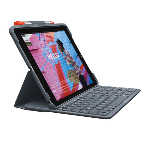 Logitech introduces two alternative solutions for new seventh-generation iPad — Rugged Folio and next-generation of popular Slim Folio (Photo: Business Wire)