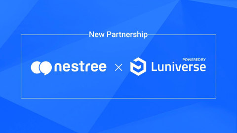 Nestree utilizes the Blockchain as a Service platform provided by Luniverse on Sept 11, 2019 (Graphic: Business Wire)