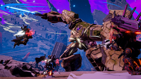 In this new action game, DAEMON X MACHINA, from Kenichiro Tsukuda (Armored Core) and mech designer Shoji Kawamori, your environment is your ally. (Graphic: Business Wire)