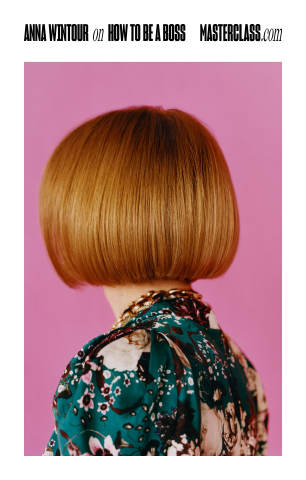 MasterClass Unveils First Brand Campaign: “How to Be a Boss” Featuring Anna Wintour (Graphic: Business Wire)