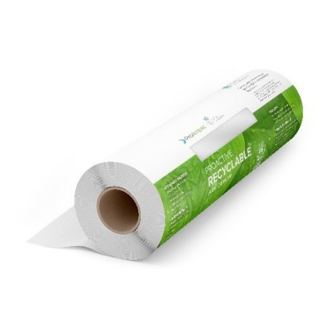 ProActive Recyclable R-1000 rollstock film for flexible packaging by ProAmpac. Outperforms typical mono material films allowing for high-speed filling applications with superior quality. (Photo: Business Wire)